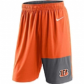 Men's Nike Cincinnati Bengals Orange NFL Shorts FengYun